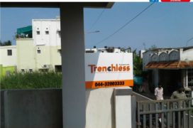 ACP Sign with Acrylic Cut Letters, Trenchless Equipment