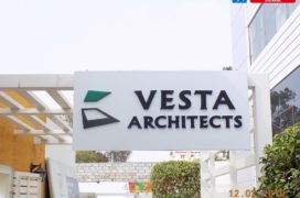 ACP Sign with Aluminium Letters - Vesta architects