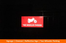 Signage, Reflective Sign, Two Wheeler Parking