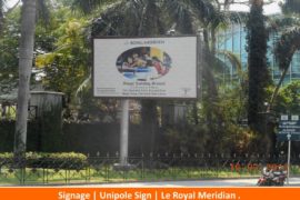 Signage, Unipole Sign. Le Royal Meridian