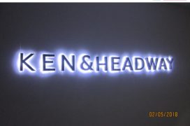 Stainless Steel Letters with White LED