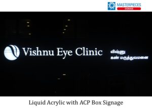 Liquid Acrylic with ACP Box Signage
